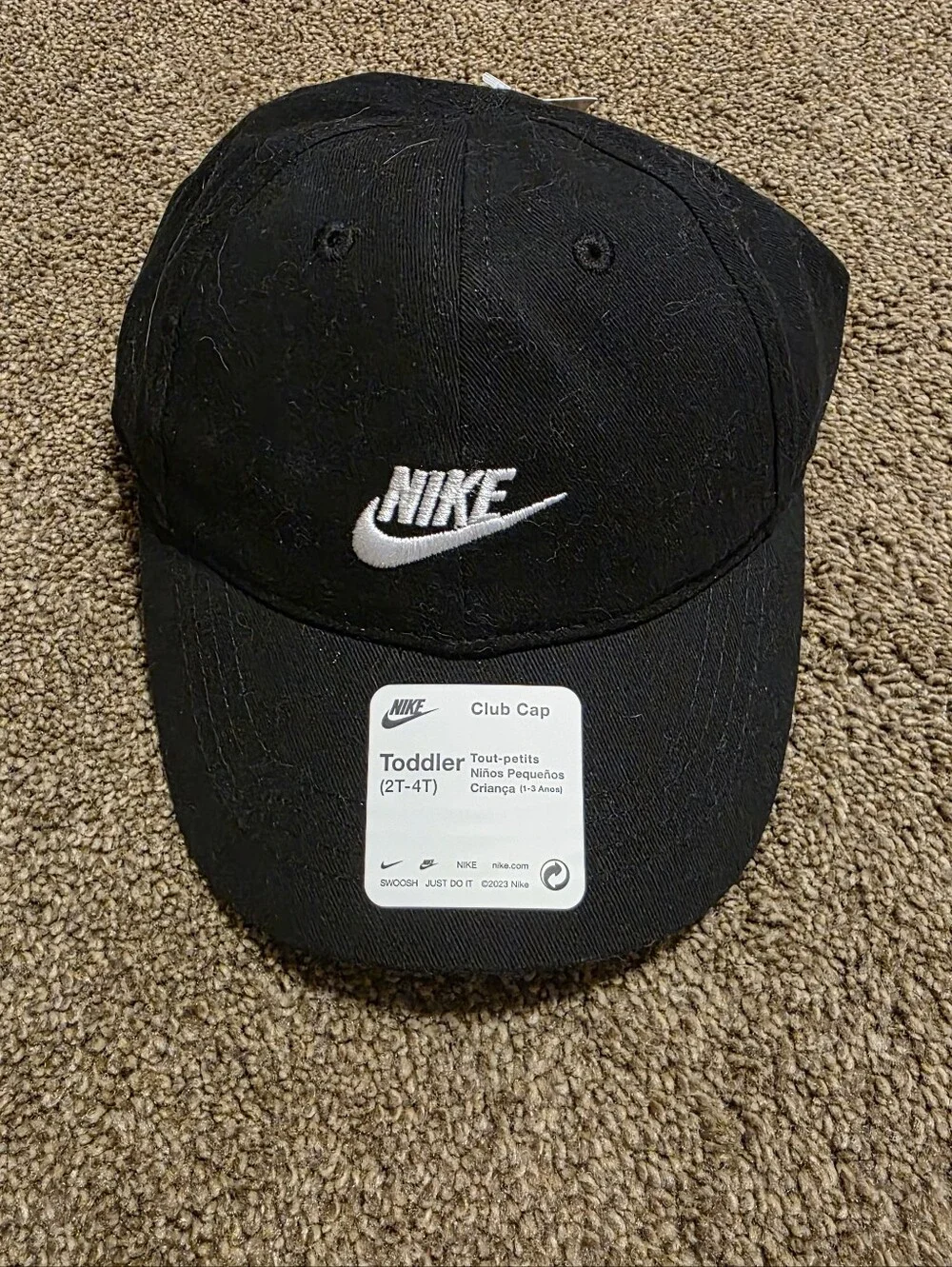Nike Toddler (2T-4T) Club Hat Black